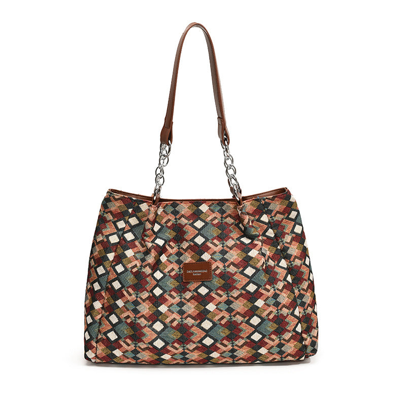 ✨Limited stock available, don’t miss out!🎉Retro Leopard Print Tote Bag for Women