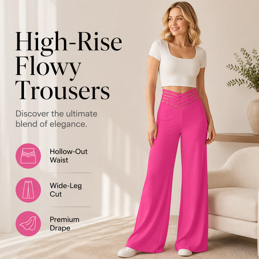 ⏰ Last Day of the Sale – 50% OFF ✨Women's Casual High-Waisted Wide-Leg Pants