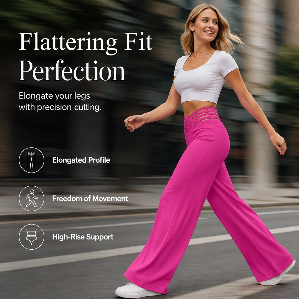 ⏰ Last Day of the Sale – 50% OFF ✨Women's Casual High-Waisted Wide-Leg Pants