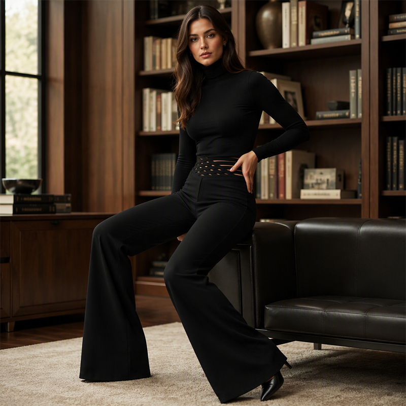 ⏰ Last Day of the Sale – 50% OFF ✨Women's Casual High-Waisted Wide-Leg Pants