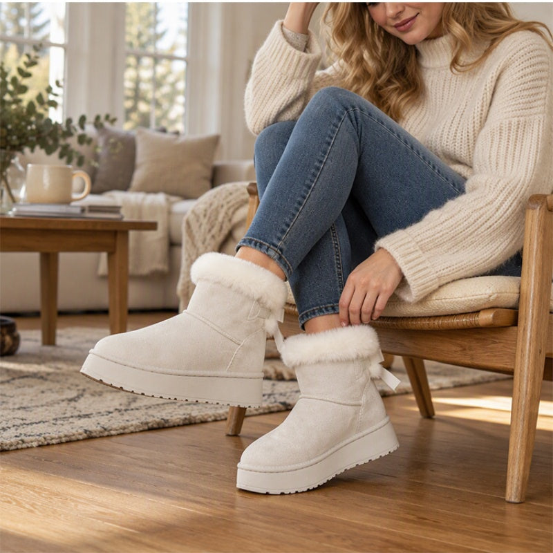 ✨Limited stock available, don’t miss out!🎉Women's Platform Mid-Calf Snow Boots