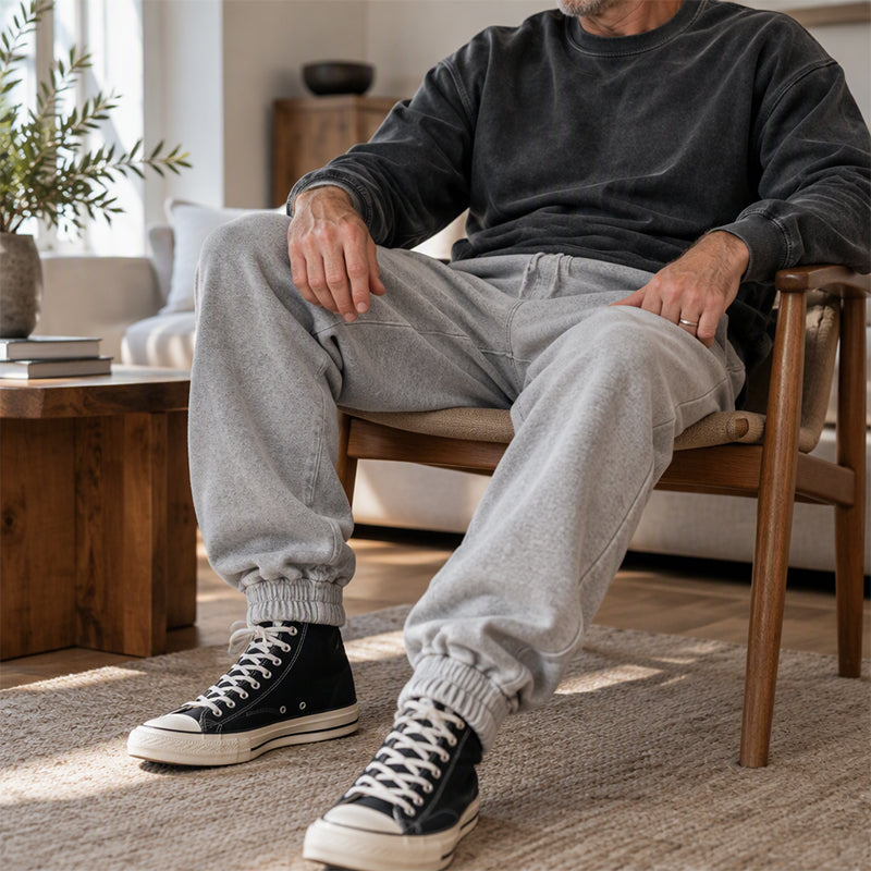 🎉The Lowest Price But The Best Quality!🔥Men's Casual Athletic Washed Sweatpants