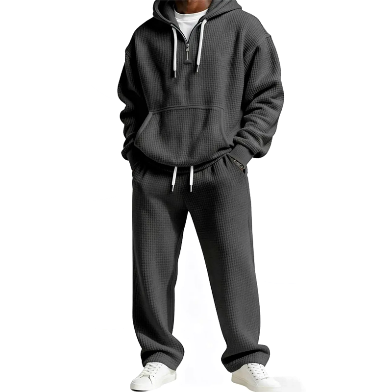 Men's Hooded Pullover & Sweatpants Set