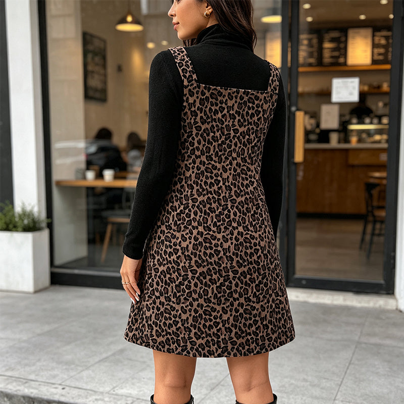 Flattering Layered Leopard Set