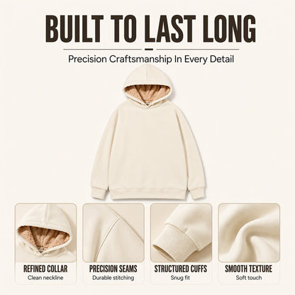 ⏰ Seasonal changeover sale: 50% off – quality at half the price! ✨Men's Thickened Sherpa-Lined Hoodie