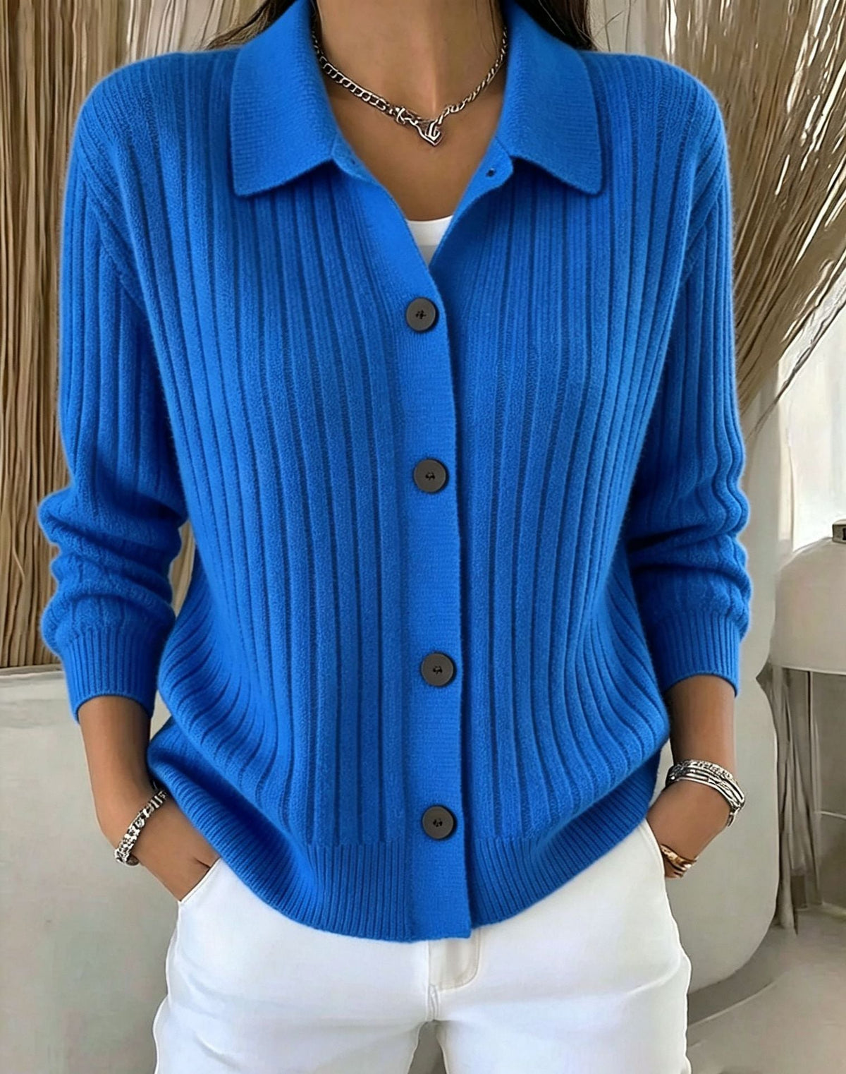 Women's Casual Loose Fit Knit Cardigan