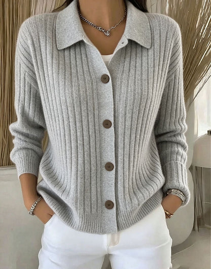 Women's Casual Loose Fit Knit Cardigan