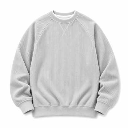 ⏰ Seasonal changeover sale: 50% off – quality at half the price! ✨Men's Corduroy Crewneck Long Sleeve Pullover Sweatshirt