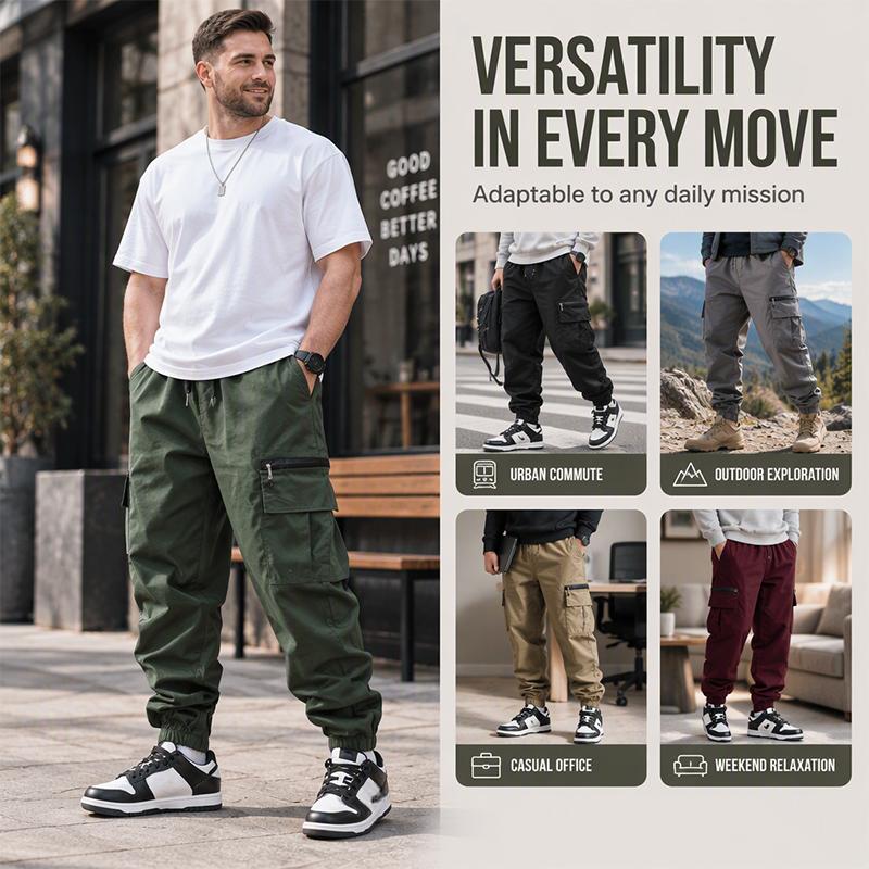 Men's Casual Multi-Pocket Cargo Pants