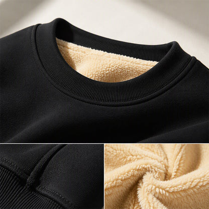 ⏰ Seasonal changeover sale: 50% off – quality at half the price! ✨Men's Fleece Lined Crewneck Sweatshirt