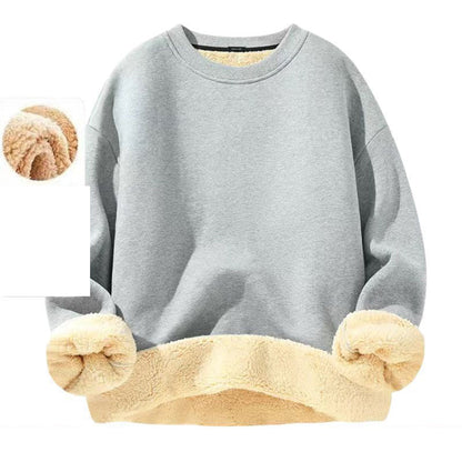 ⏰ Seasonal changeover sale: 50% off – quality at half the price! ✨Men's Fleece Lined Crewneck Sweatshirt