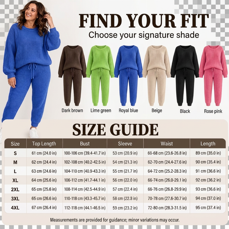 🔥New Fall/Winter Bestsellers: 50% Off💖—Women's Casual Two-Piece Ribbed Knit Set