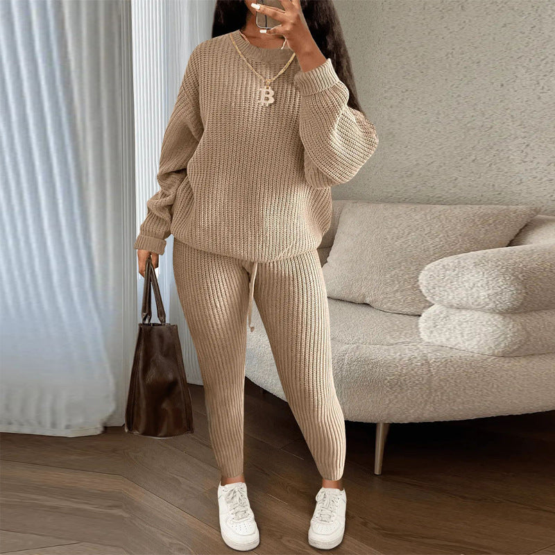 🔥New Fall/Winter Bestsellers: 50% Off💖—Women's Casual Two-Piece Ribbed Knit Set