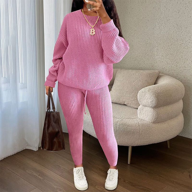 🔥New Fall/Winter Bestsellers: 50% Off💖—Women's Casual Two-Piece Ribbed Knit Set