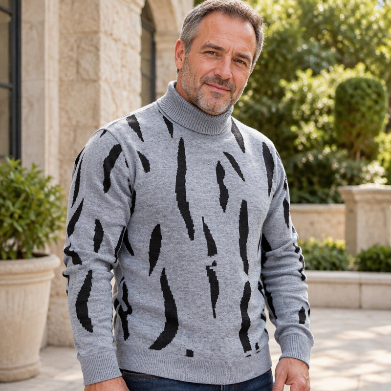 Men's Casual Slim Fit Turtleneck Sweater