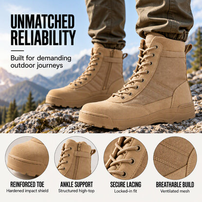 Unisex Outdoor High-Top Tactical Combat Boots