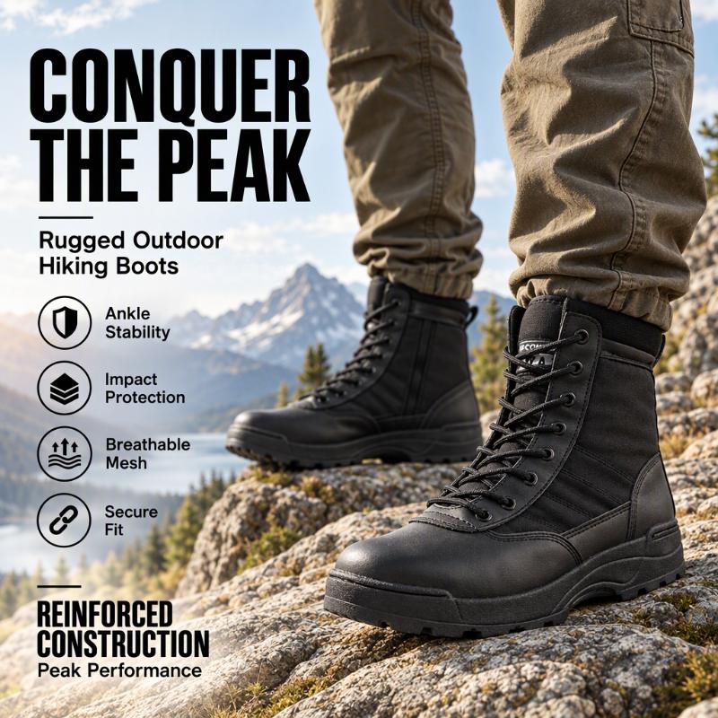 Unisex Outdoor High-Top Tactical Combat Boots