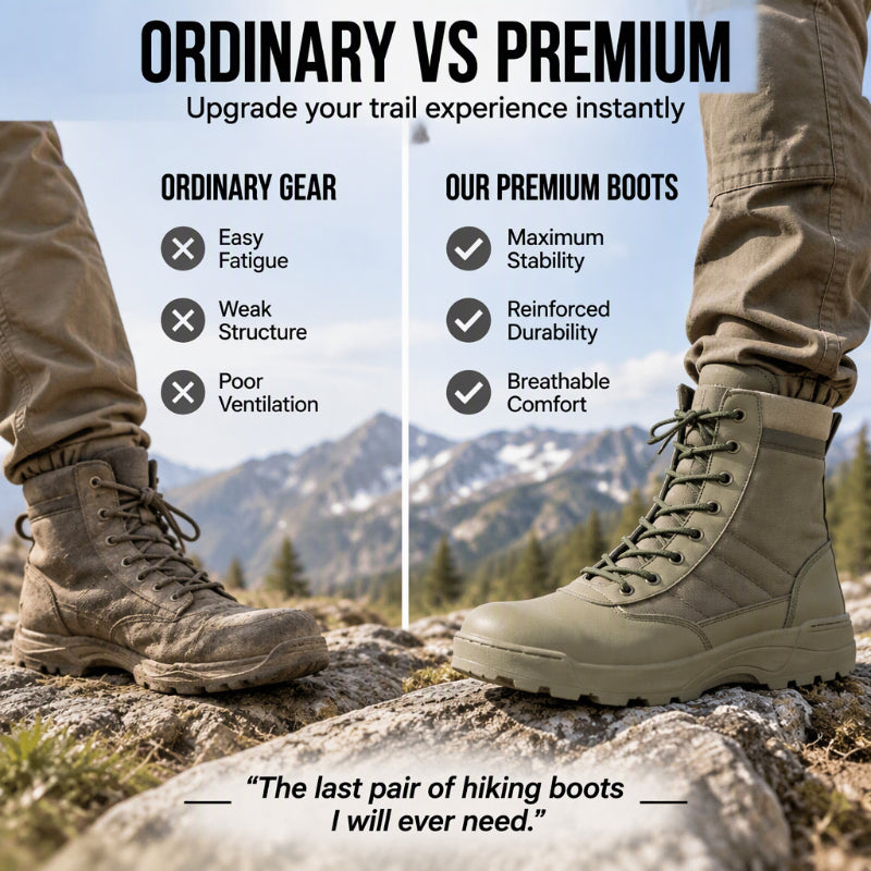 Unisex Outdoor High-Top Tactical Combat Boots