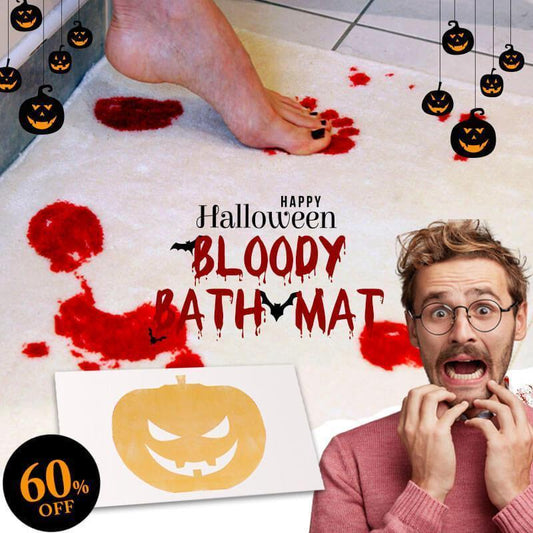 （Halloween-Verkaufspreis €16.99）Blutige Badematte