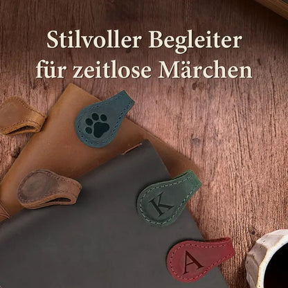 🔥Heißer Verkauf-49% Rabatt🔥 Personalisiertes magnetisches Leder-Lesezeichen