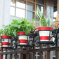 Neue hängende Körbe Blumentopf Stand dicker und stabiler