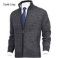 Herren Solide Farbe Stand Kragen Mode Strickjacke Pullover Strickjacke