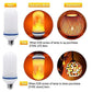 🔥Sommer Hot Sale🔥LED Flamme Effekt Glühbirne-mit Schwerkraft Sensing-Effekt