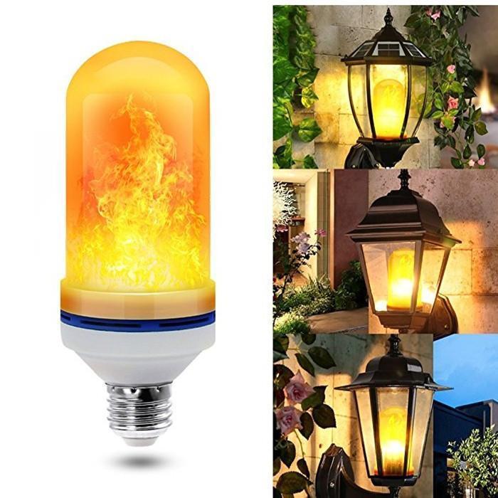 🔥Sommer Hot Sale🔥LED Flamme Effekt Glühbirne-mit Schwerkraft Sensing-Effekt