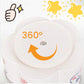 360° drehbarer Stiftehalter mit 6 Fächern und DIY-Deko für den Schreibtisch